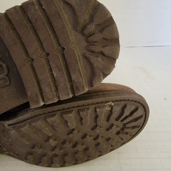 UGG Womens Blayre II Lush Shearling Genuine Cuff Suede Boots Zipper 1006039 10 - Picture 9 of 16